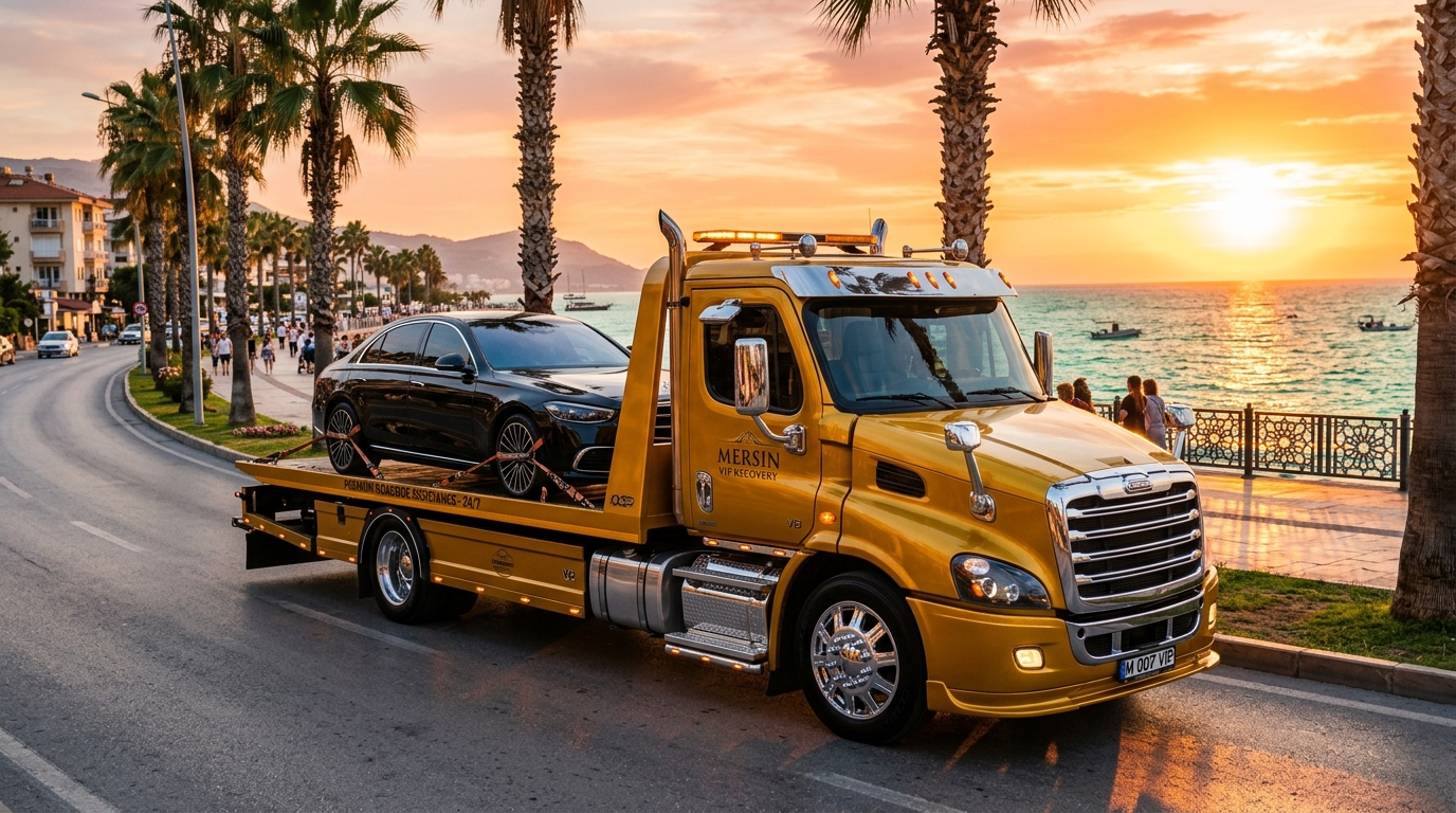 Mersin VIP Assist Özel Altın Sarısı Kayar Kasa Çekici Aracı